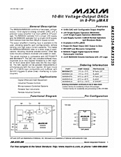 DataSheet MAX5354 pdf
